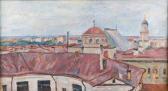 L'VOV Petr Ivanovich Les Toits Du Vkhutemas Et De La Poste Centrale 1929 L'VOV Petr Ivanovich Les Toits Du Vkhutemas Et De La Poste Centrale 1929
