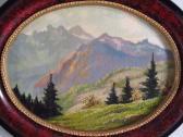 LA FORET Eugene Mountain Landscape LA FORET Eugene Mountain Landscape