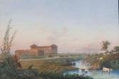 LA PIRA Enrico Veduta Della Piana Di Paestum Con Armenti LA PIRA Enrico Veduta Della Piana Di Paestum Con Armenti
