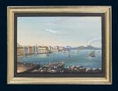 LA PIRA Ninta "neapel", Panorama Mit Vesuv Und Segelbooten LA PIRA Ninta "neapel", Panorama Mit Vesuv Und Segelbooten