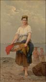 LA PORTE Emile Henri La Marchande De Sardines LA PORTE Emile Henri La Marchande De Sardines