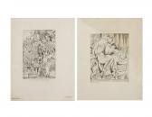 LABOUREUR Jean Emile Bachelor's Fare Et Frontispice Pour Les Contes De Perrault LABOUREUR Jean Emile Bachelor's Fare Et Frontispice Pour Les Contes De Perrault