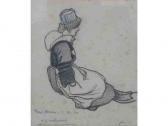 LACHAUD Jean Femme De Pont Aven Assise LACHAUD Jean Femme De Pont Aven Assise