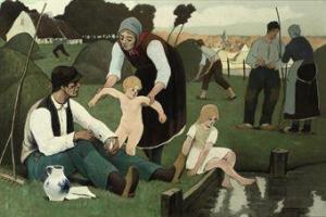 Eugene Laermans - Dans Les Foins: Hay Making