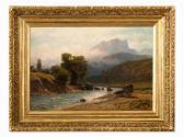 LAGORIO Leon Felixowitsch River Crossing In The Caucasus LAGORIO Leon Felixowitsch River Crossing In The Caucasus