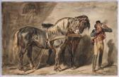 LALAISSE Hippolyte Cocher Fumant Sa Pipe LALAISSE Hippolyte Cocher Fumant Sa Pipe