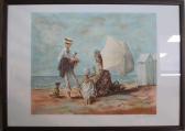 LALANDE Jacques Passant Sur La Plage LALANDE Jacques Passant Sur La Plage