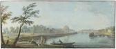 LALLEMAND Jean-Baptiste A View Of Paris And The Seine From The Tuileries Gardens LALLEMAND Jean-Baptiste A View Of Paris And The Seine From The Tuileries Gardens