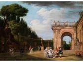 LALLEMAND Jean-Baptiste Garten Der Villa Ludovisi In Rom LALLEMAND Jean-Baptiste Garten Der Villa Ludovisi In Rom