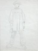 LAMB Henry Study Of A Breton Peasant Boy LAMB Henry Study Of A Breton Peasant Boy