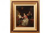 LAMME Arie Johannes Interior With Muscicerende Figures LAMME Arie Johannes Interior With Muscicerende Figures
