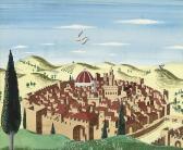 LANCASTER Osbert Set Design For All's Well That Ends Well: A View Of Florence LANCASTER Osbert Set Design For All's Well That Ends Well: A View Of Florence