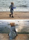 LANDAU Sigalit Orla Walking On The Seashore; Orla Over The Shoulder LANDAU Sigalit Orla Walking On The Seashore; Orla Over The Shoulder