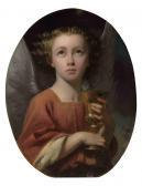 LANDELLE Charles Zacharie An Angel Holding A Chalice LANDELLE Charles Zacharie An Angel Holding A Chalice