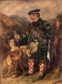 LANDSEER Edwin Henry Self-portrait With Dogs LANDSEER Edwin Henry Self-portrait With Dogs