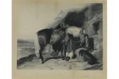 LANDSEER Thomas Favourite Pony And Spaniels LANDSEER Thomas Favourite Pony And Spaniels