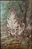 LANDWEHRTH GA Portrait Of A Leopard In A Landscape LANDWEHRTH GA Portrait Of A Leopard In A Landscape