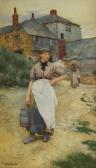 LANGLEY William A Cornish Village Maiden LANGLEY William A Cornish Village Maiden
