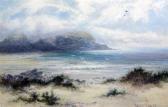 LANGLEY William Coastal Landscape With Gulls Flying Above The Beach LANGLEY William Coastal Landscape With Gulls Flying Above The Beach