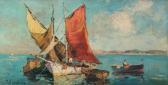 LAPSIN Georgij Aleksandrovic Colourful Fishing Boats LAPSIN Georgij Aleksandrovic Colourful Fishing Boats