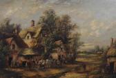LARA Georgina The Old Lion Inn, With Travellers And Horses Before LARA Georgina The Old Lion Inn, With Travellers And Horses Before