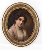 LASAR Charles Augustus C. Portrait Of Young LASAR Charles Augustus C. Portrait Of Young