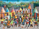 LATORTUE Philton Junkano Festival With Masked Figures In The Streets LATORTUE Philton Junkano Festival With Masked Figures In The Streets