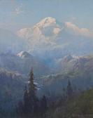 LAURENCE Sydney Mortimer A Golden Afternoon, Mount Mckinley National Park, Alaska LAURENCE Sydney Mortimer A Golden Afternoon, Mount Mckinley National Park, Alaska