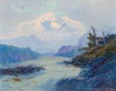 LAURENCE Sydney Mortimer Mount Mc Kinley From The Rapids Of The Tokositna River LAURENCE Sydney Mortimer Mount Mc Kinley From The Rapids Of The Tokositna River