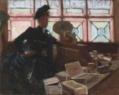 LAVERY John The Cigar Seller At The Glasgow Exhibition LAVERY John The Cigar Seller At The Glasgow Exhibition