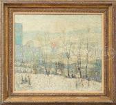 LAWSON Ernest New York Farm In Winter LAWSON Ernest New York Farm In Winter
