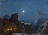LAZERGES Hippolyte Campement Au Clair De Lune Dans La Campagne Algérienne LAZERGES Hippolyte Campement Au Clair De Lune Dans La Campagne Algérienne
