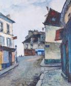 LE COADIC Francis Montmartre, La Rue Du Mont-cenis LE COADIC Francis Montmartre, La Rue Du Mont-cenis
