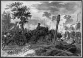 LE PAON Louis, Jean-Baptiste French Artillery Approaching A Besieged Town In The Lowcountries LE PAON Louis, Jean-Baptiste French Artillery Approaching A Besieged Town In The Lowcountries