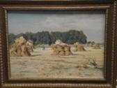 LE VILAIN Ernest Paysages Aux Meules De Foins LE VILAIN Ernest Paysages Aux Meules De Foins