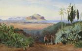 LEAR Edward Palermo, Sicily, With Monte Pellegrino LEAR Edward Palermo, Sicily, With Monte Pellegrino