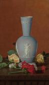 LEAVITT Edward Chalmers Still Life With Vase And Flowers (a Pair) LEAVITT Edward Chalmers Still Life With Vase And Flowers (a Pair)