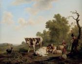 LEBRET Frans Pastorale: Tending To The Animals LEBRET Frans Pastorale: Tending To The Animals
