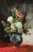 LECLAIRE Victor Composition De Fleurs Dans Un Vase LECLAIRE Victor Composition De Fleurs Dans Un Vase