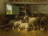 LEEMPUTTEN van Cornelis Sheep In A Stall LEEMPUTTEN van Cornelis Sheep In A Stall