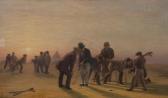 LEES Charles A Summer Evening On The Musselburgh Links: Golfers LEES Charles A Summer Evening On The Musselburgh Links: Golfers
