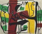 LEGER Fernand Composition En Rouge Et Noir, 1 LEGER Fernand Composition En Rouge Et Noir, 1