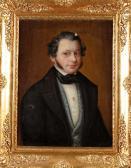 LEHMANN Rudolf W.A. A Half-length Portrait Of A Young Gentleman LEHMANN Rudolf W.A. A Half-length Portrait Of A Young Gentleman