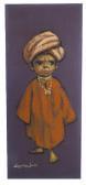 LEIGHTON-JONES Barry Full Length Portrait Of A Child In Turban And Long Dress LEIGHTON-JONES Barry Full Length Portrait Of A Child In Turban And Long Dress