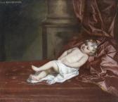 LELY Pieter Portrait Of A Child, Traditionally Identified As Lord Kensington, Full-length, In A White Cloth LELY Pieter Portrait Of A Child, Traditionally Identified As Lord Kensington, Full-length, In A White Cloth