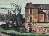 LEMAITRE André Maisons Au Bord De La Muande LEMAITRE André Maisons Au Bord De La Muande