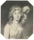 LEMOINE Jacques Antoine M. Portrait Of A Young Woman LEMOINE Jacques Antoine M. Portrait Of A Young Woman