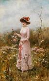 LENOIR Charles Amable Junge Dame In Rosafarbenem Kleid LENOIR Charles Amable Junge Dame In Rosafarbenem Kleid