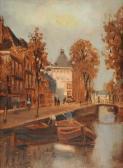 LENOIR Maurice Canal Scene LENOIR Maurice Canal Scene