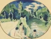 LENTULOV Aristarkh Vasilievic Bathers On The Sura LENTULOV Aristarkh Vasilievic Bathers On The Sura